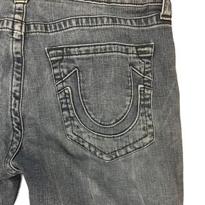 True Religion Men’s Ricky No Flap Relaxed Straight Jeans – New Drip – Size 34